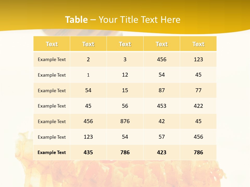 Color Ingredient Honeycomb PowerPoint Template