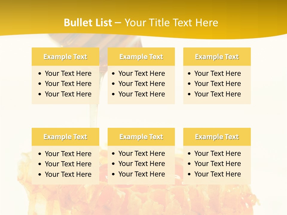 Color Ingredient Honeycomb PowerPoint Template