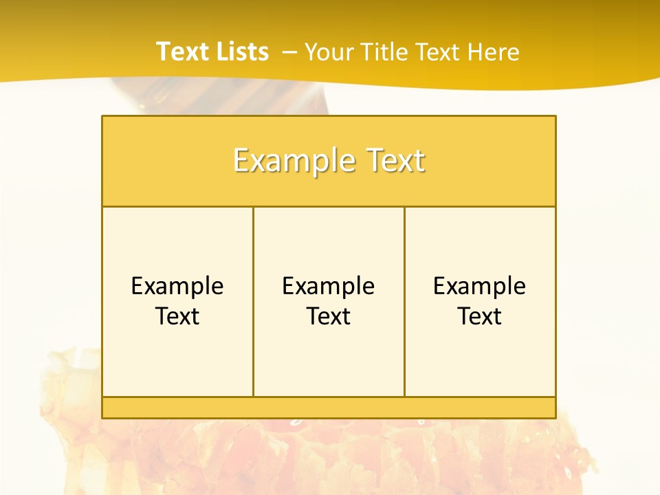 Color Ingredient Honeycomb PowerPoint Template