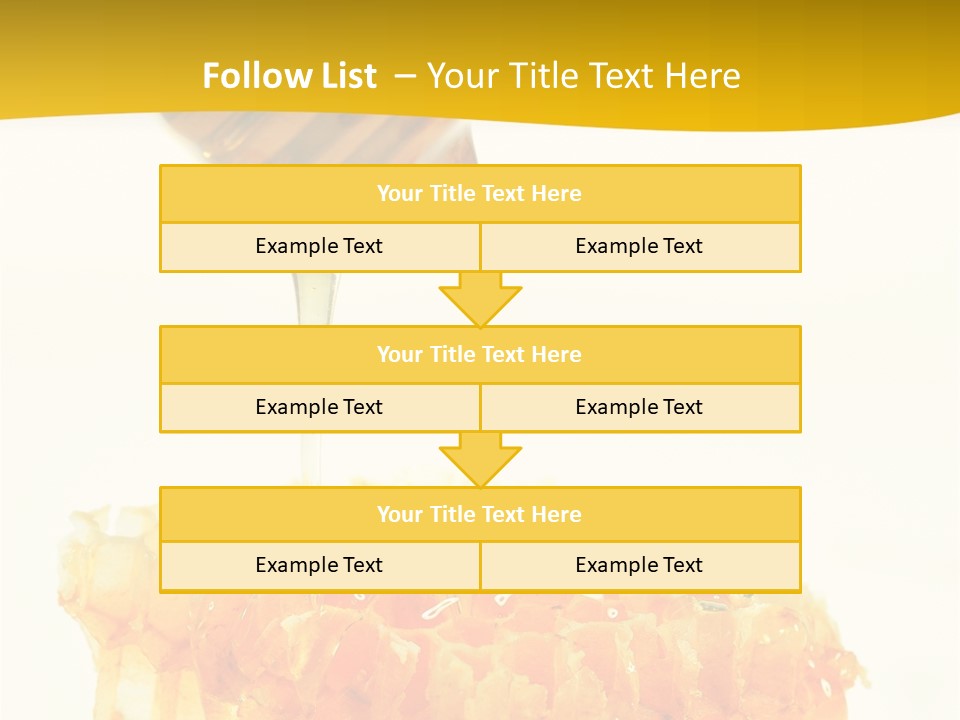 Color Ingredient Honeycomb PowerPoint Template