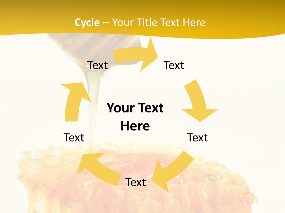 Color Ingredient Honeycomb PowerPoint Template
