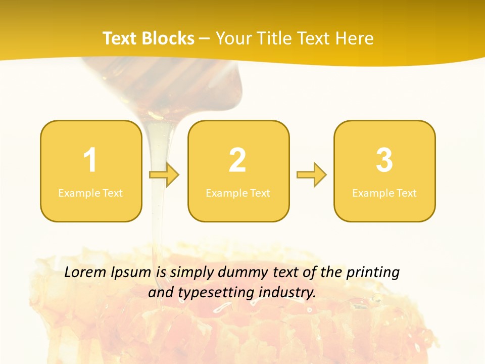 Color Ingredient Honeycomb PowerPoint Template