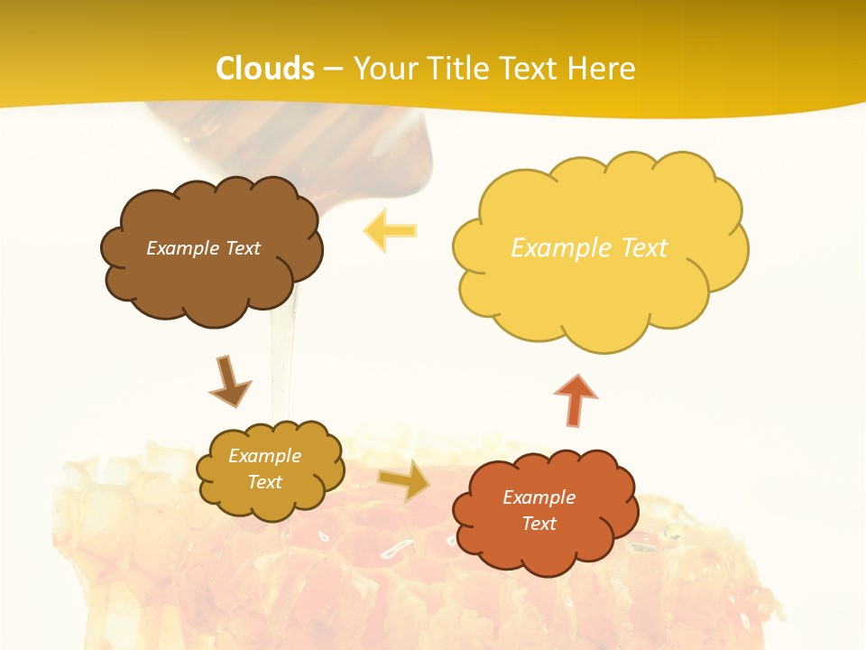 Color Ingredient Honeycomb PowerPoint Template