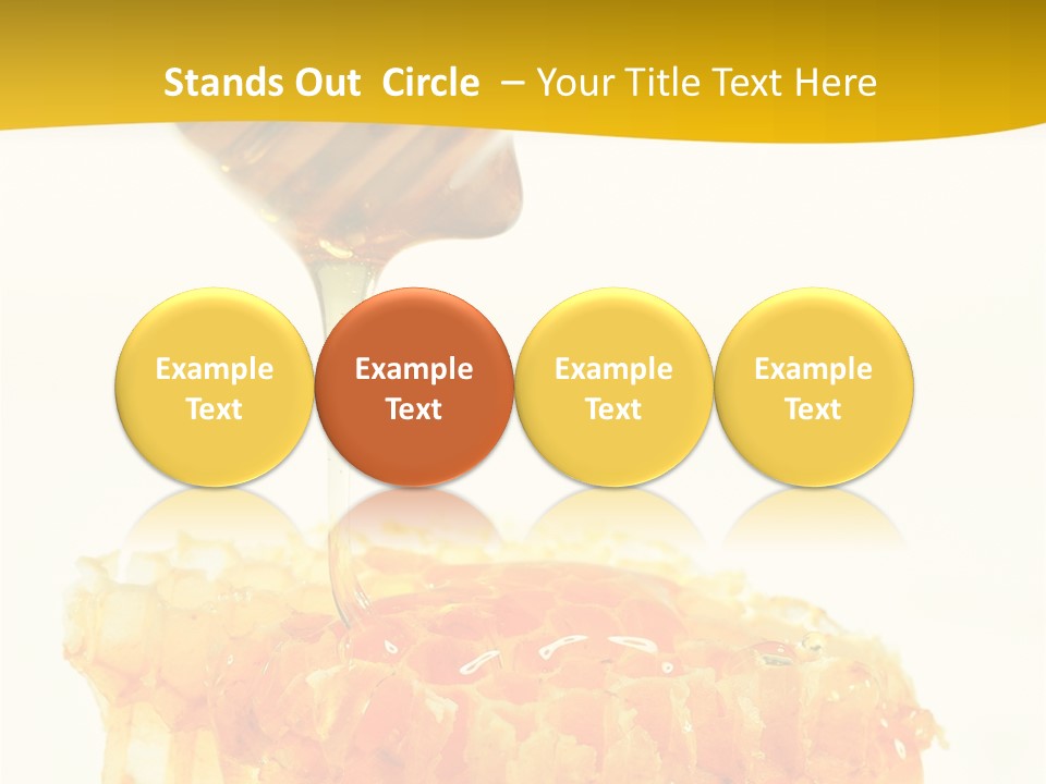 Color Ingredient Honeycomb PowerPoint Template