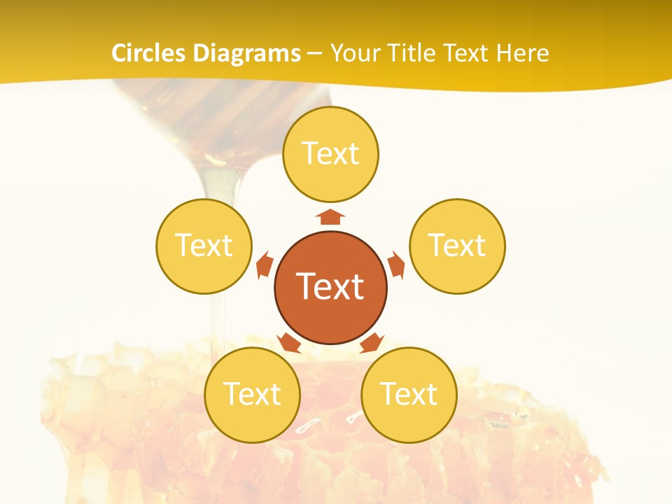 Color Ingredient Honeycomb PowerPoint Template