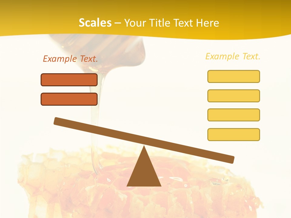 Color Ingredient Honeycomb PowerPoint Template