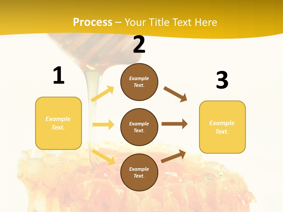 Color Ingredient Honeycomb PowerPoint Template