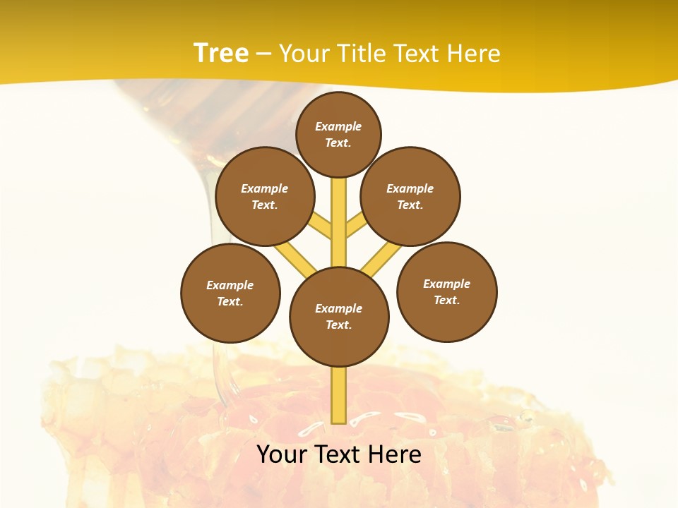 Color Ingredient Honeycomb PowerPoint Template