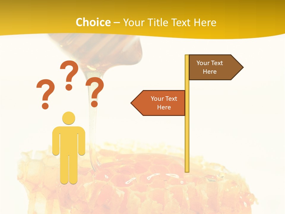 Color Ingredient Honeycomb PowerPoint Template