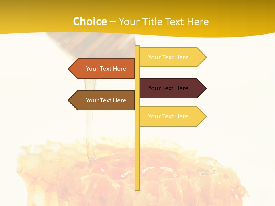 Color Ingredient Honeycomb PowerPoint Template