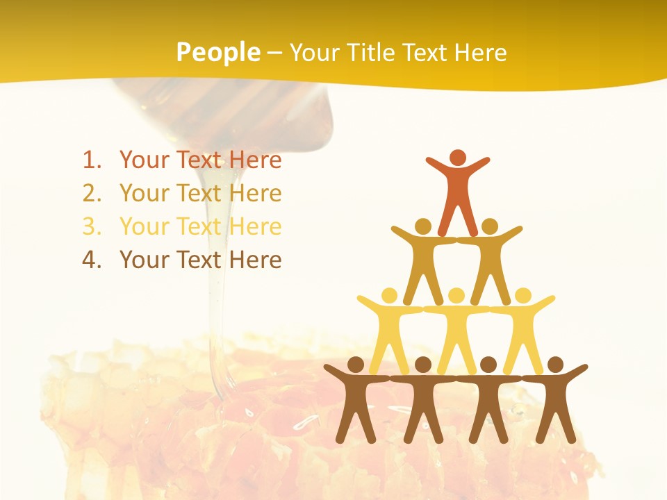 Color Ingredient Honeycomb PowerPoint Template