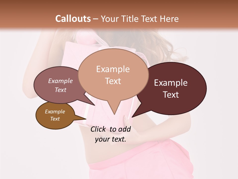 Lovely Beautiful Present PowerPoint Template