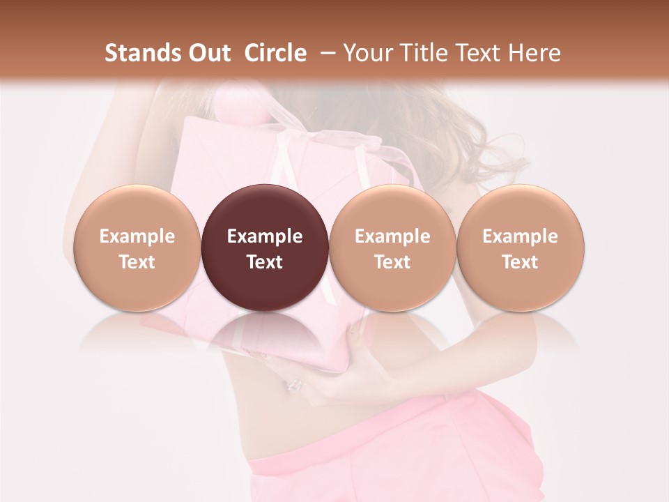 Lovely Beautiful Present PowerPoint Template