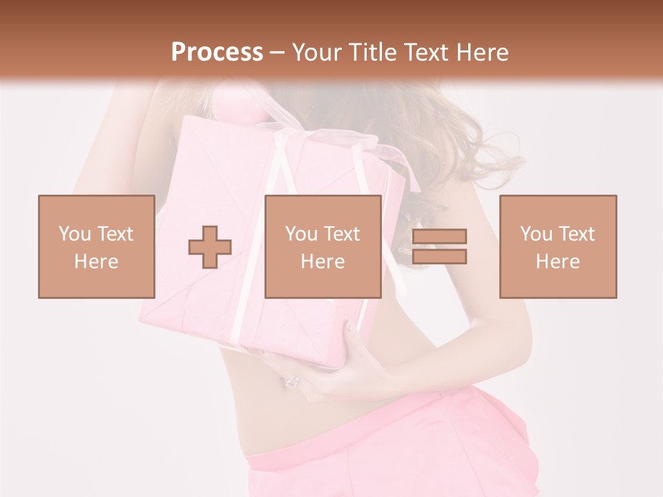 Lovely Beautiful Present PowerPoint Template