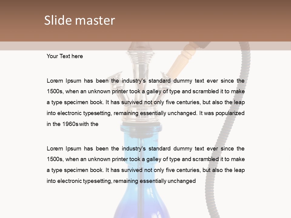 Turkey Shisha Relaxation PowerPoint Template