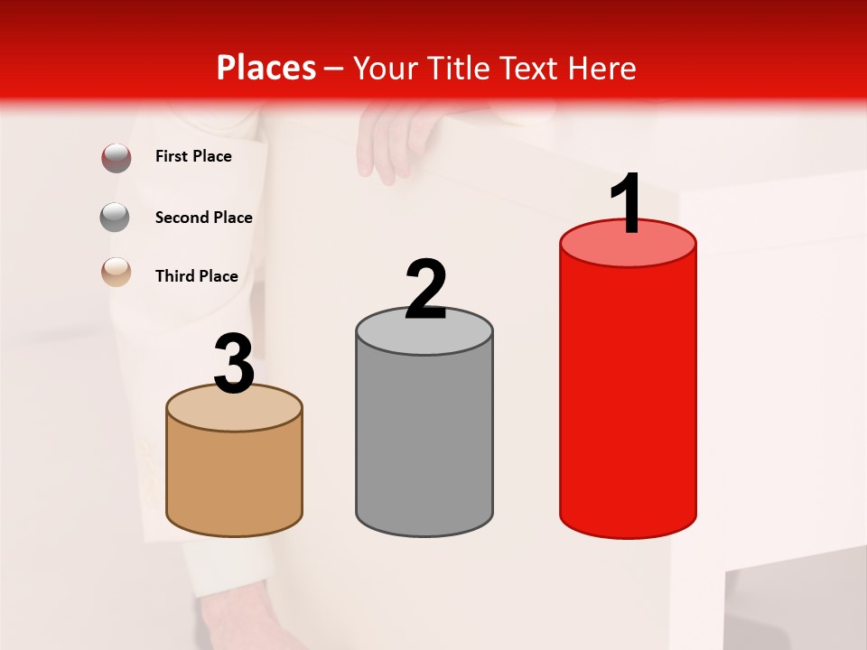 Santa Hat Businessman PowerPoint Template