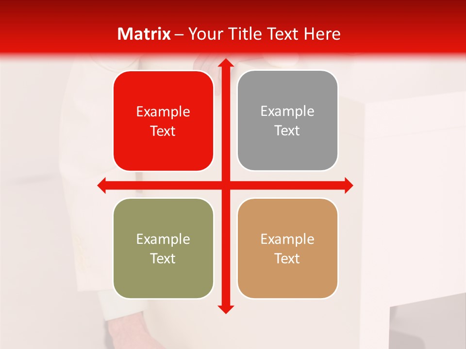 Santa Hat Businessman PowerPoint Template