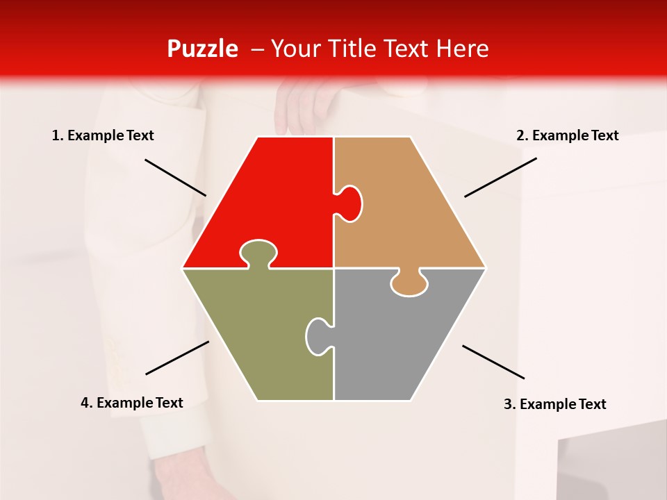 Santa Hat Businessman PowerPoint Template