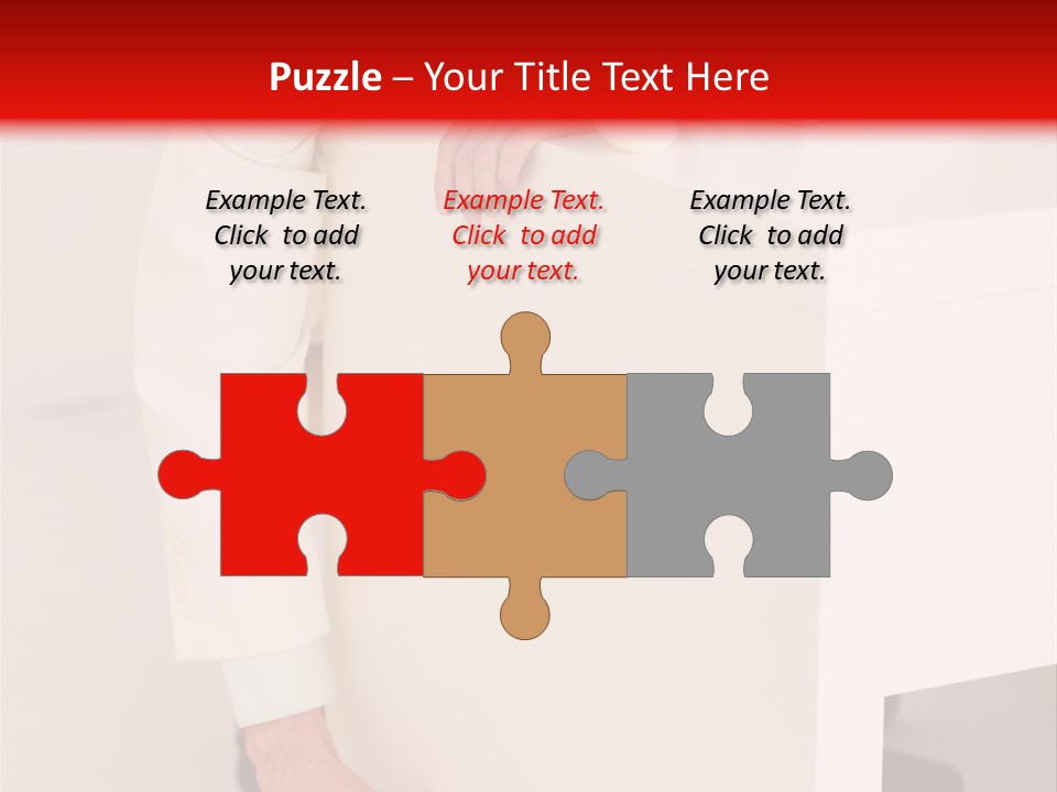 Santa Hat Businessman PowerPoint Template