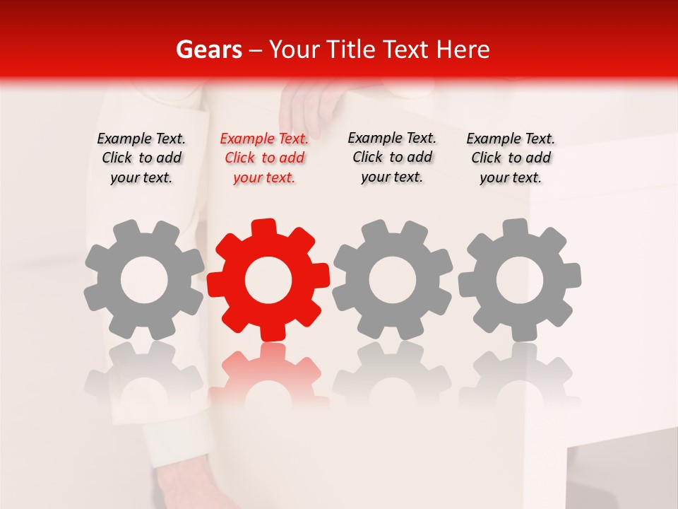 Santa Hat Businessman PowerPoint Template