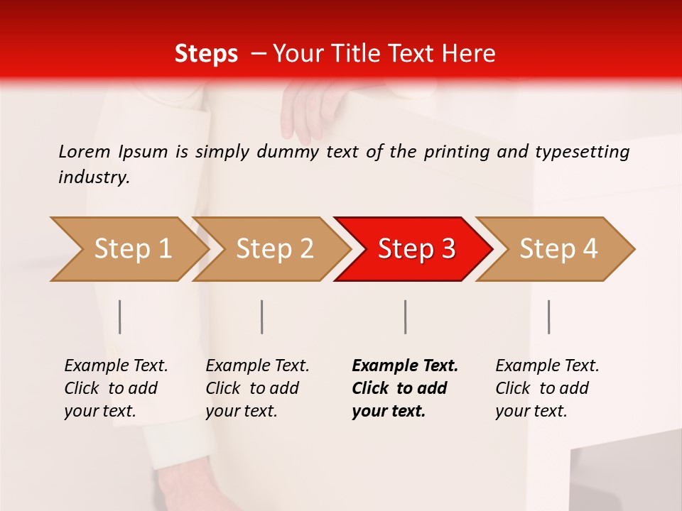 Santa Hat Businessman PowerPoint Template