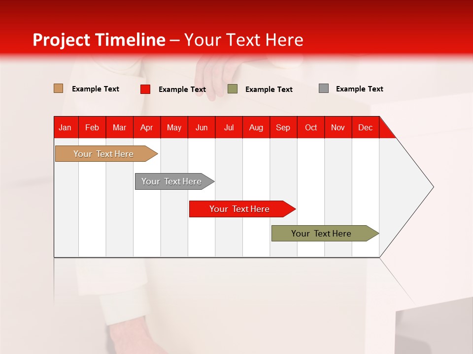 Santa Hat Businessman PowerPoint Template
