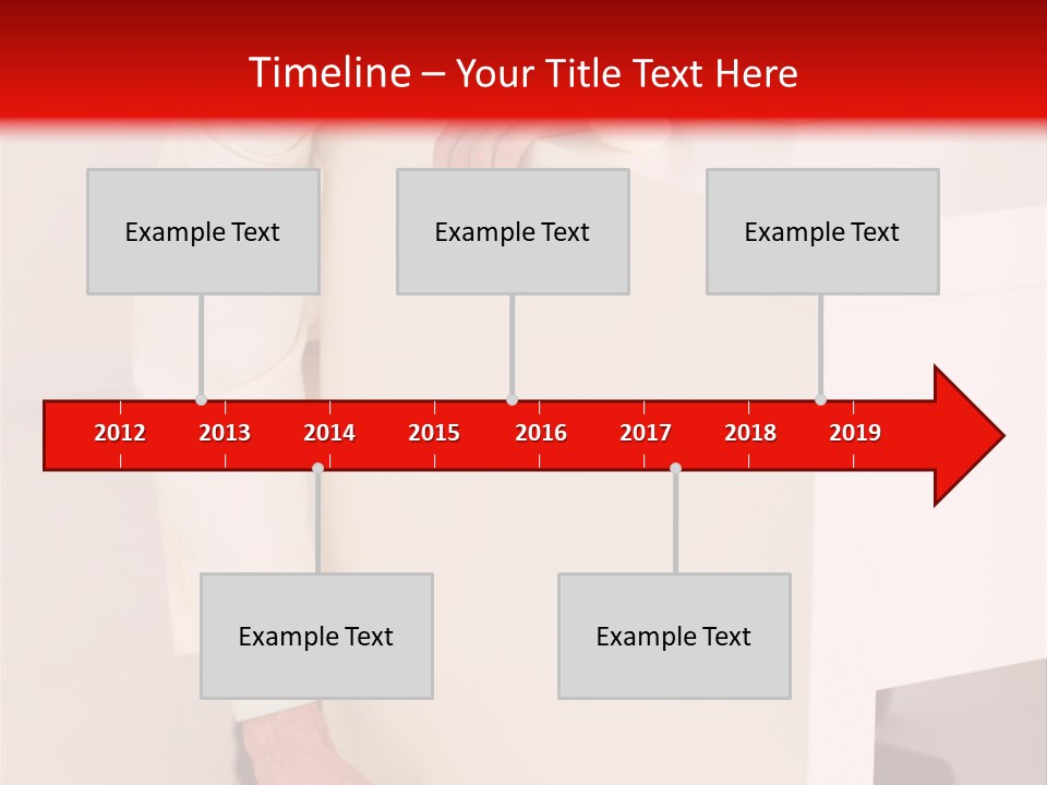 Santa Hat Businessman PowerPoint Template