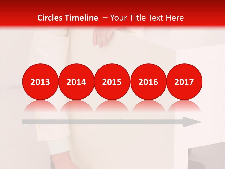 Santa Hat Businessman PowerPoint Template