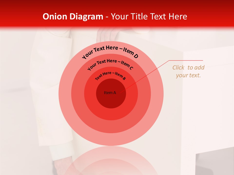 Santa Hat Businessman PowerPoint Template