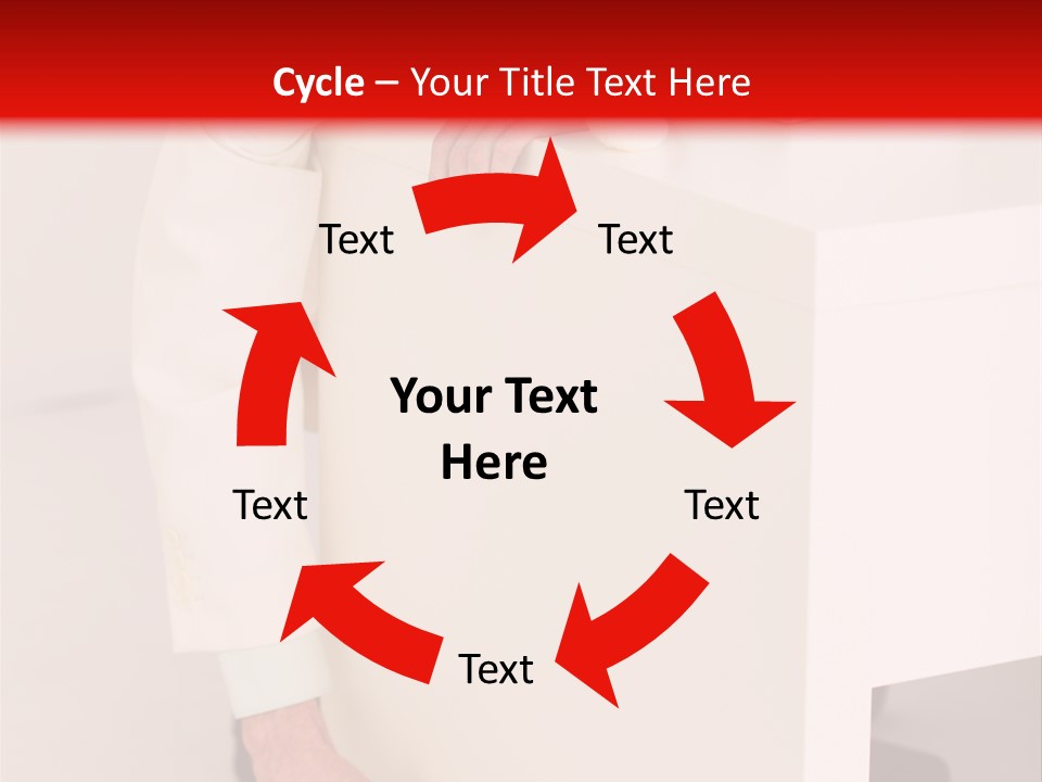 Santa Hat Businessman PowerPoint Template