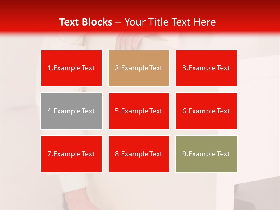 Santa Hat Businessman PowerPoint Template