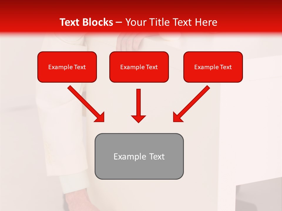 Santa Hat Businessman PowerPoint Template
