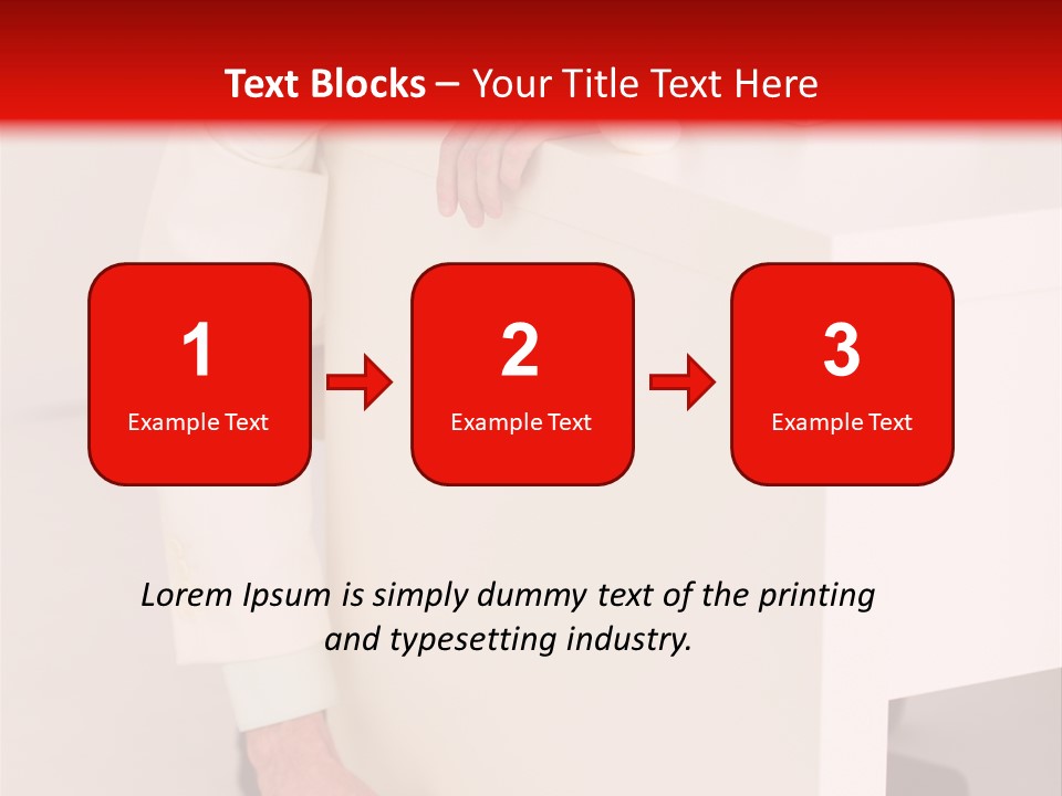 Santa Hat Businessman PowerPoint Template