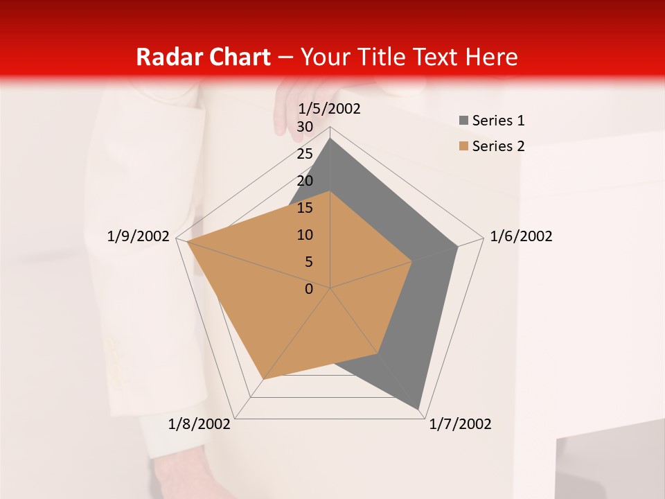Santa Hat Businessman PowerPoint Template