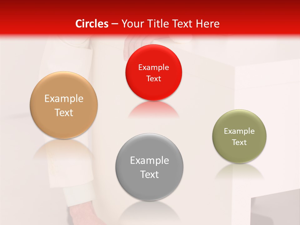 Santa Hat Businessman PowerPoint Template