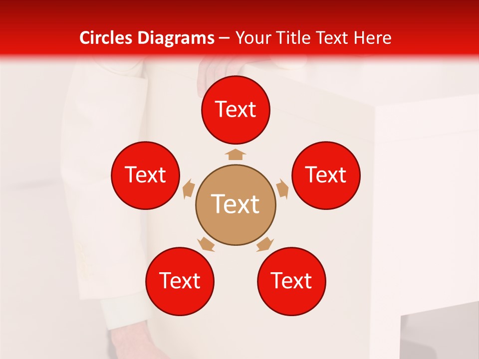 Santa Hat Businessman PowerPoint Template