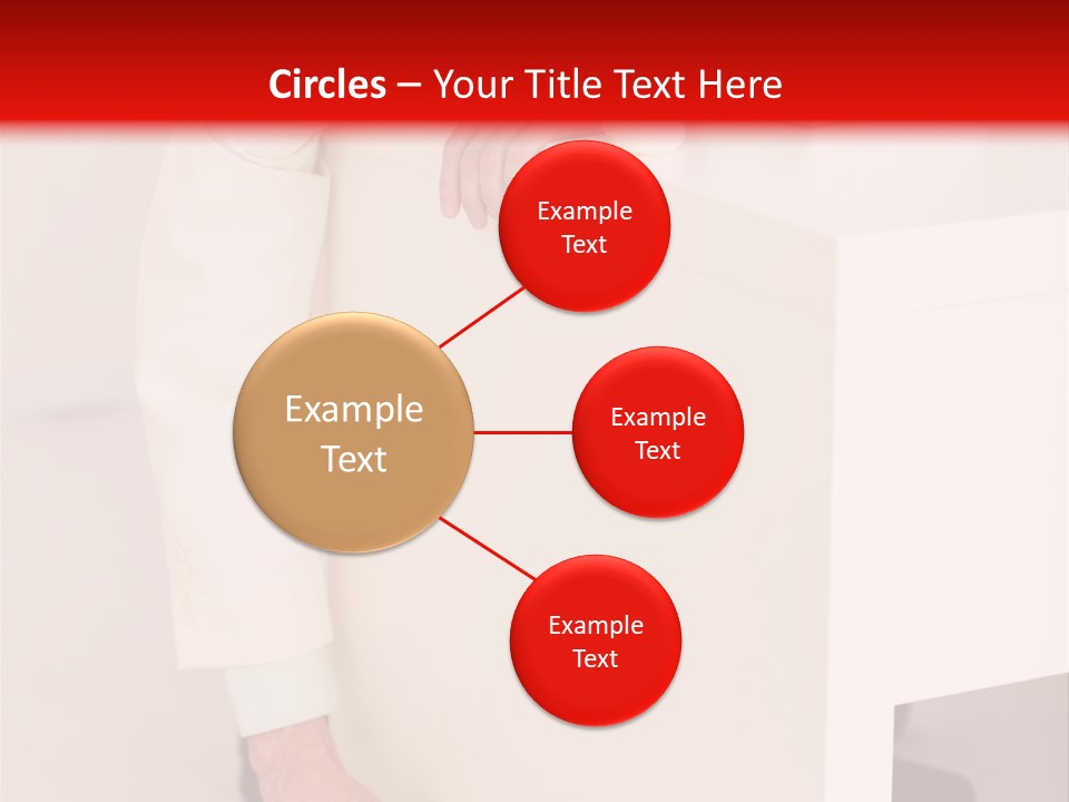 Santa Hat Businessman PowerPoint Template