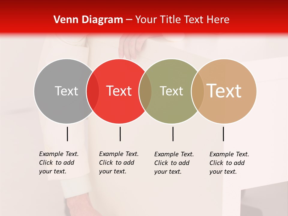 Santa Hat Businessman PowerPoint Template