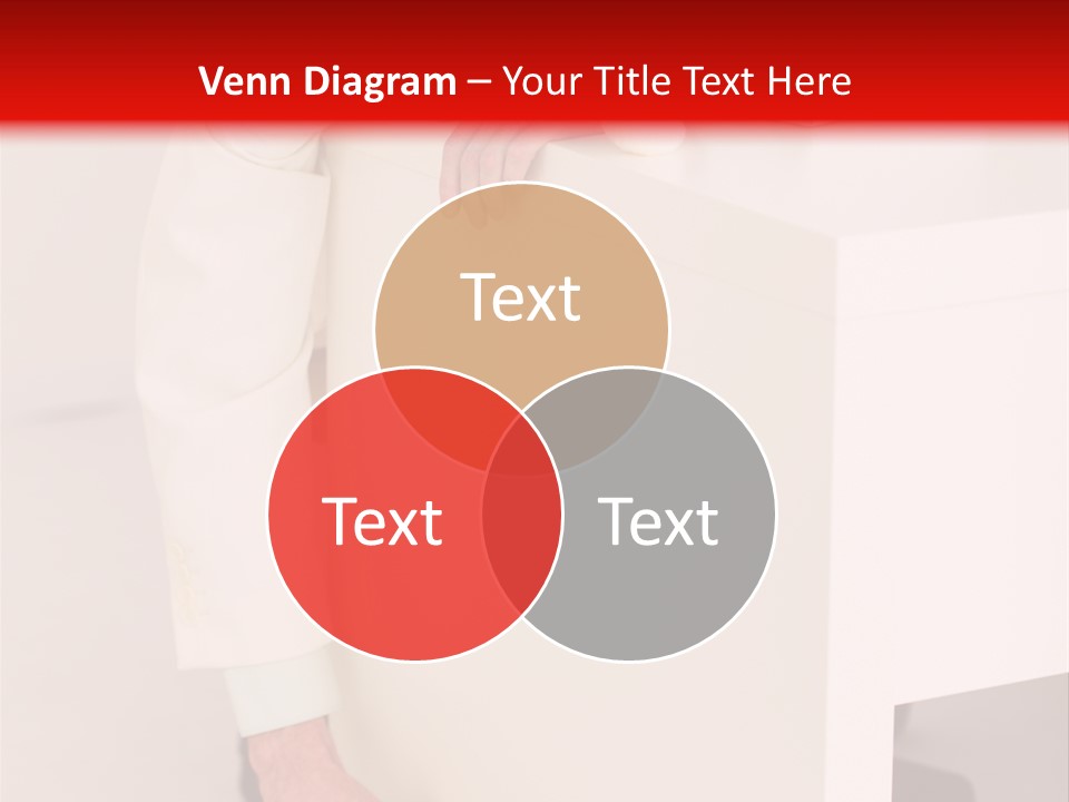 Santa Hat Businessman PowerPoint Template