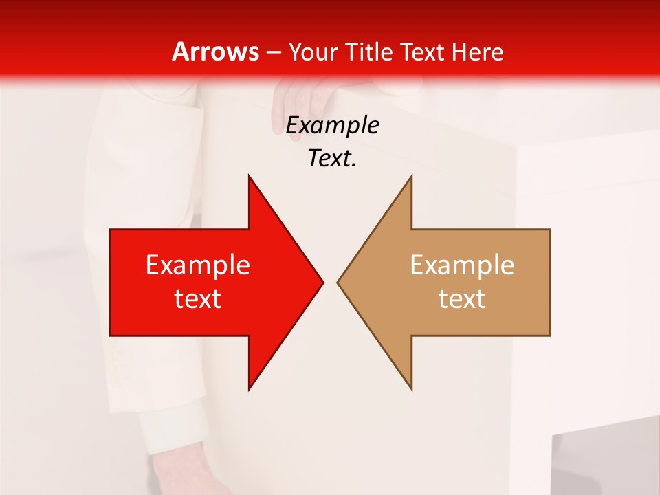 Santa Hat Businessman PowerPoint Template