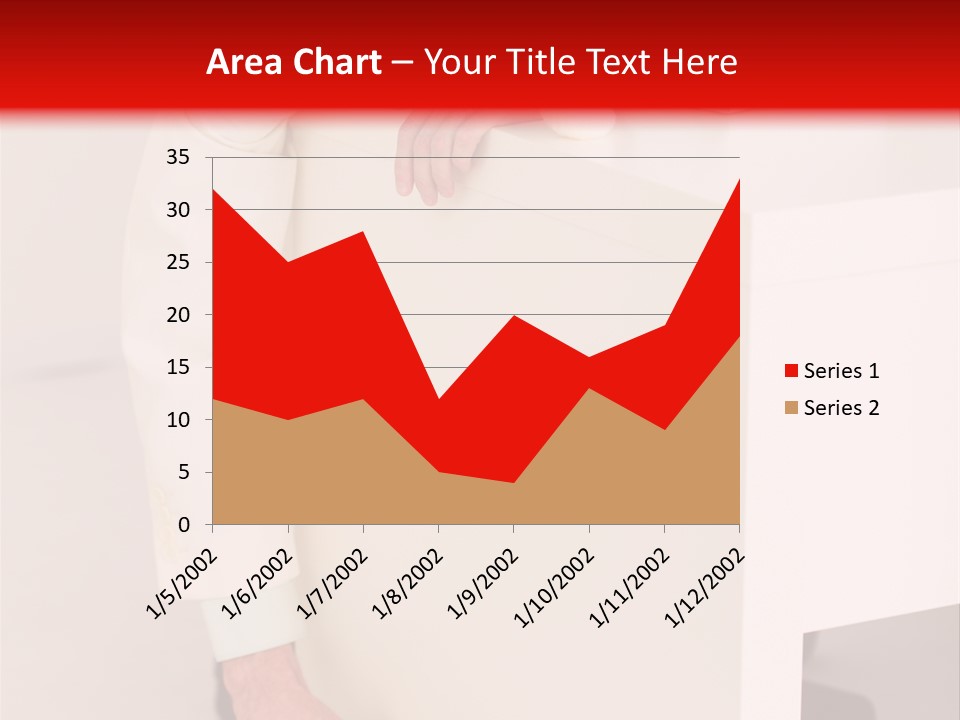 Santa Hat Businessman PowerPoint Template