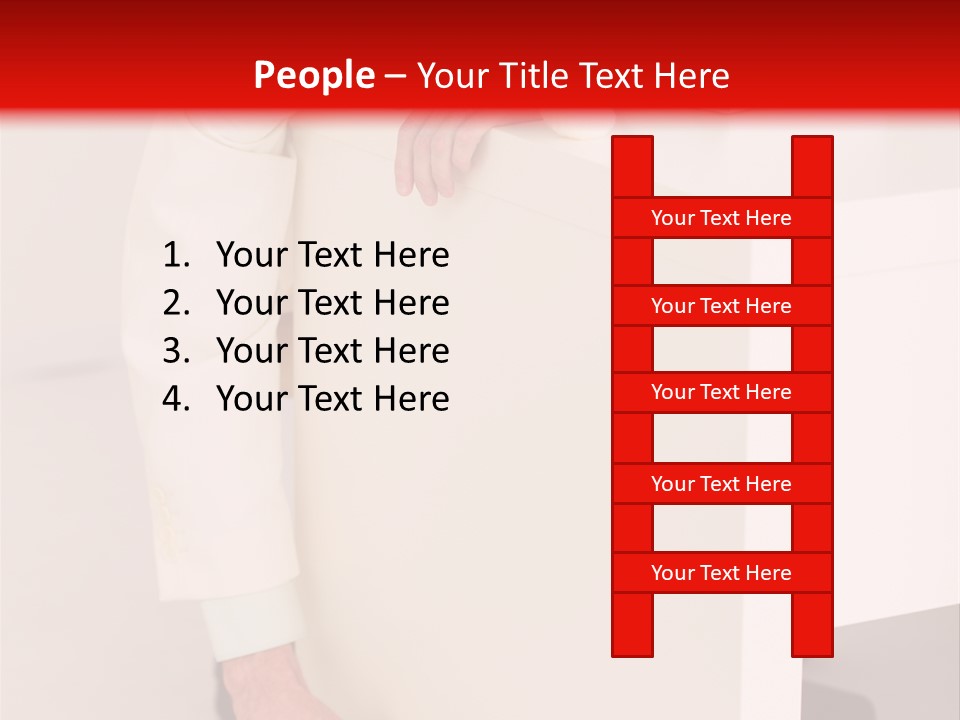 Santa Hat Businessman PowerPoint Template