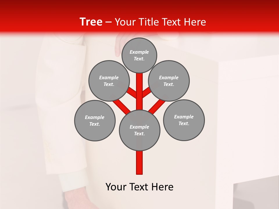 Santa Hat Businessman PowerPoint Template