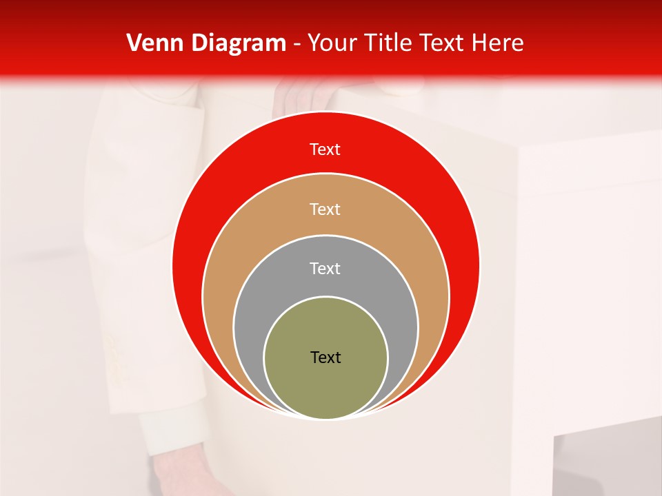Santa Hat Businessman PowerPoint Template