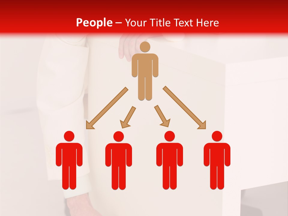 Santa Hat Businessman PowerPoint Template