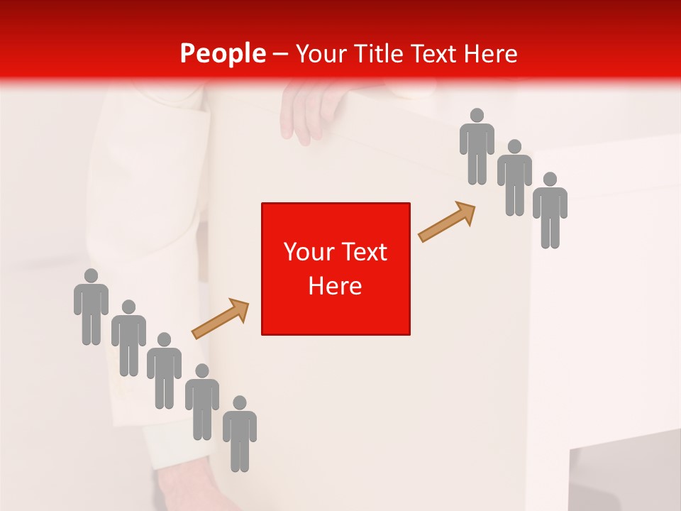 Santa Hat Businessman PowerPoint Template