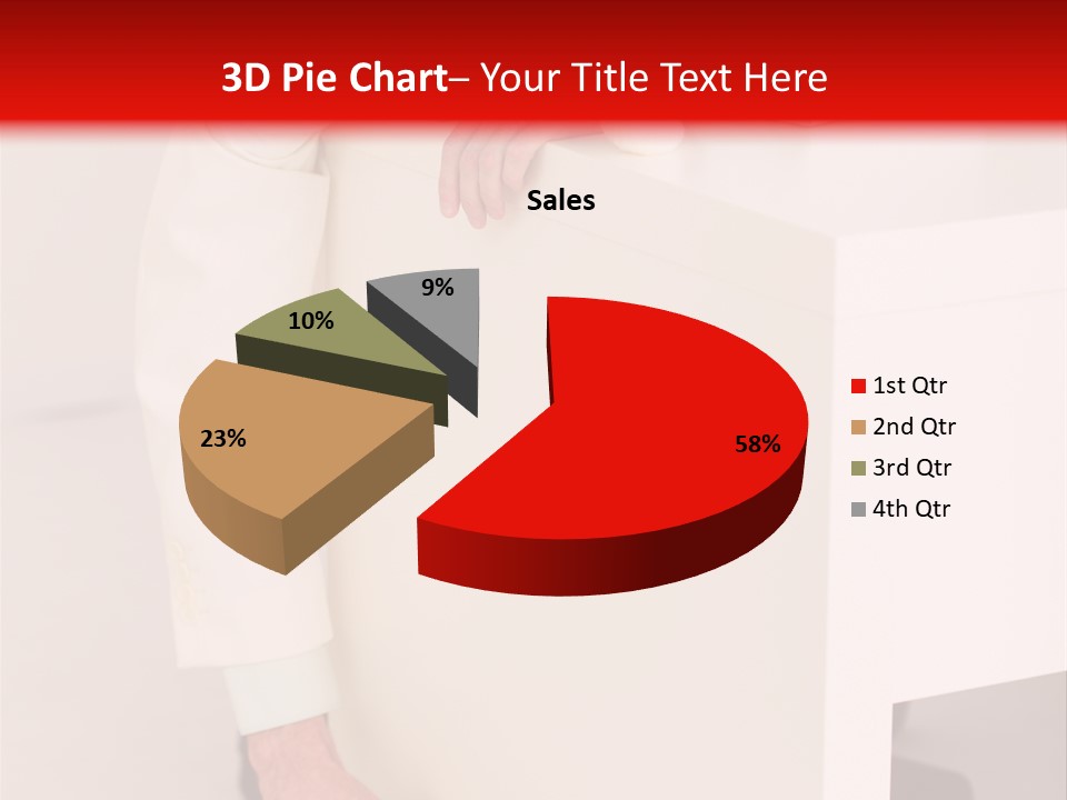 Santa Hat Businessman PowerPoint Template