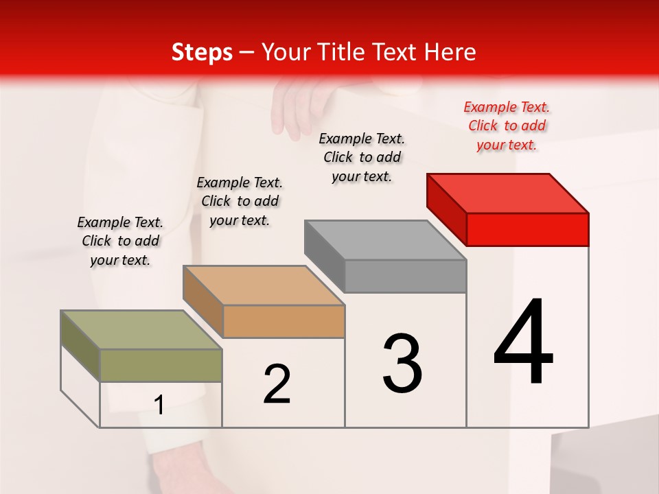 Santa Hat Businessman PowerPoint Template