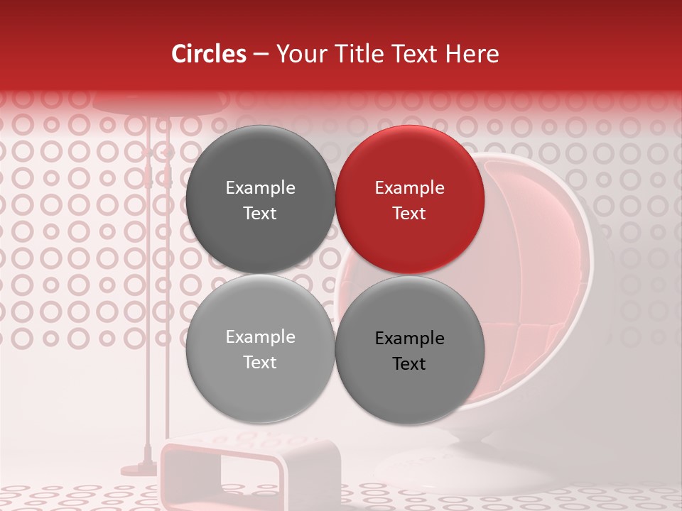 Room Red Elegance PowerPoint Template