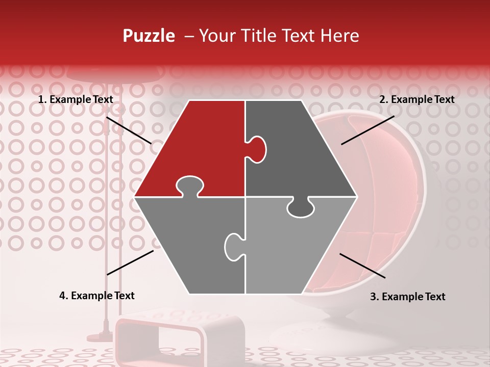 Room Red Elegance PowerPoint Template